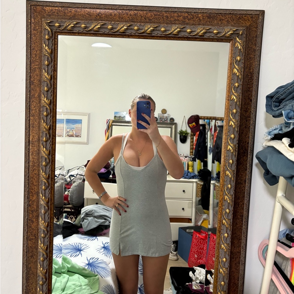 Gray athletic dress